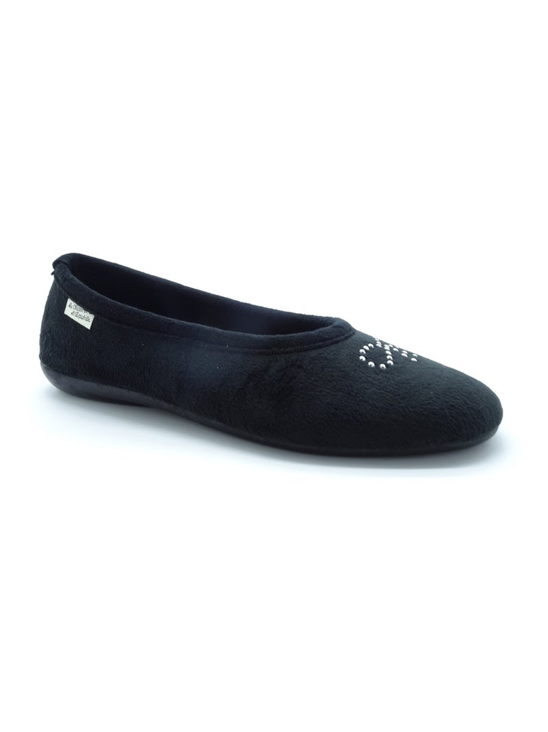 Ballerine Maison De Lespadrille Noir Noir - Kiabi