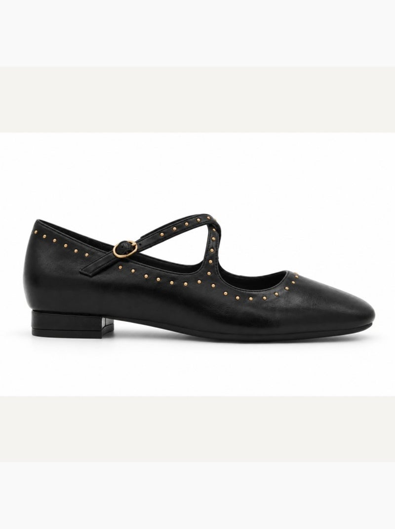 Ballerine matériau synthétique montevita Noir - Kiabi