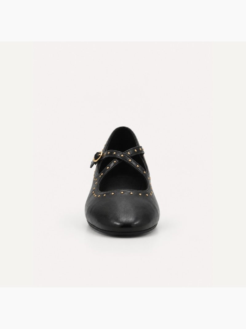 Ballerine matériau synthétique montevita Noir - Kiabi