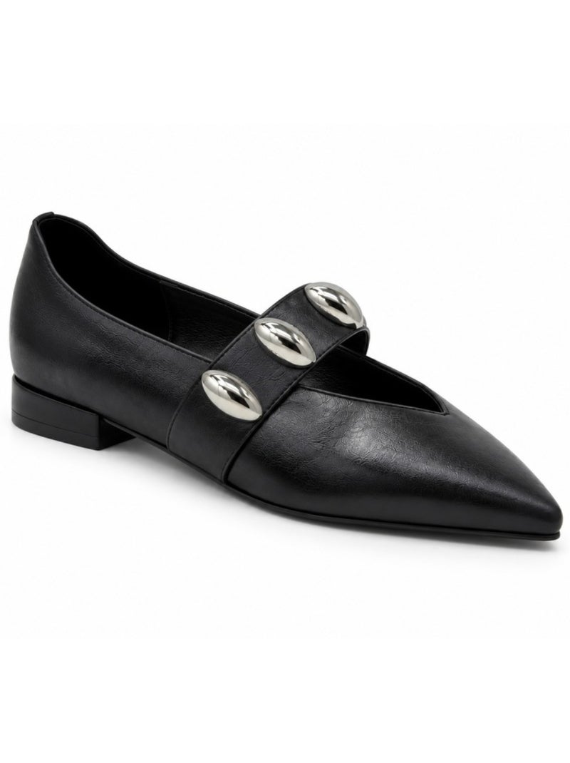 Ballerine matériau synthétique montevita Noir - Kiabi