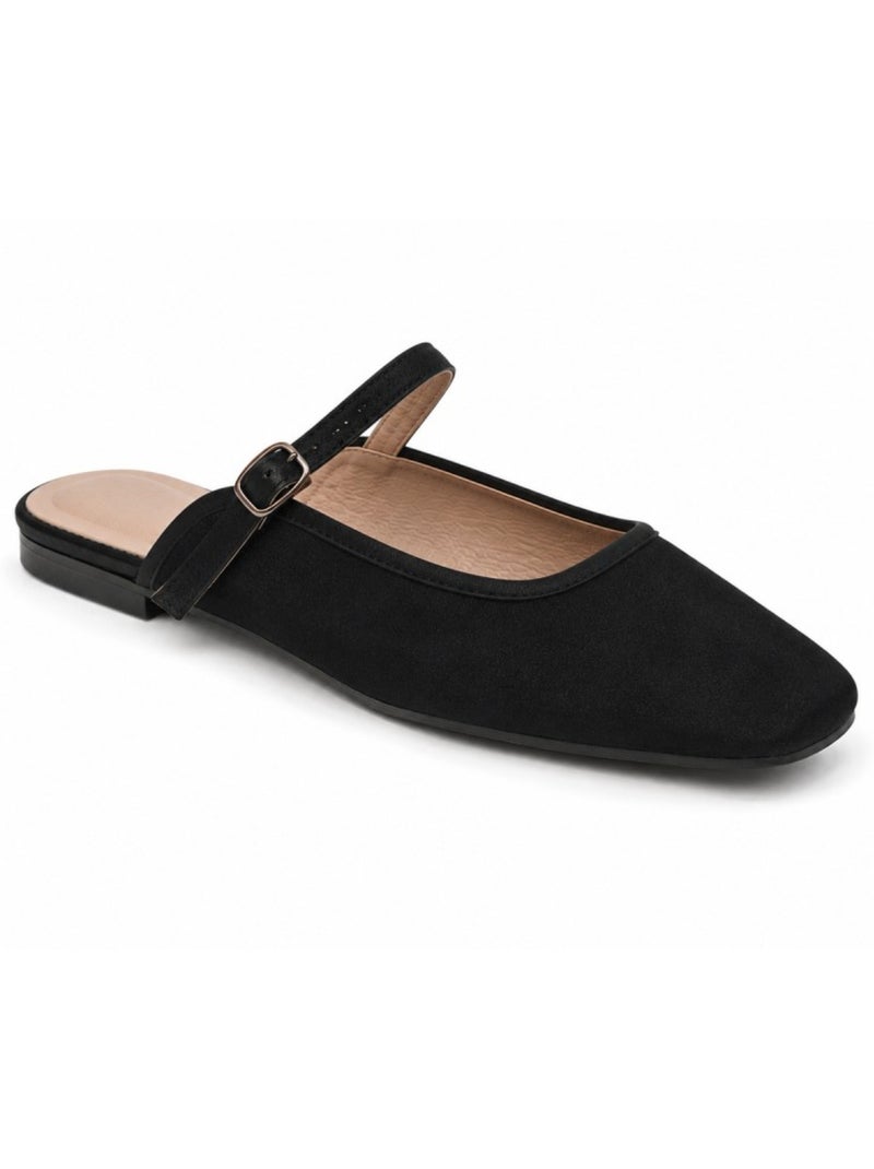Ballerine matériau synthétique montevita Noir - Kiabi
