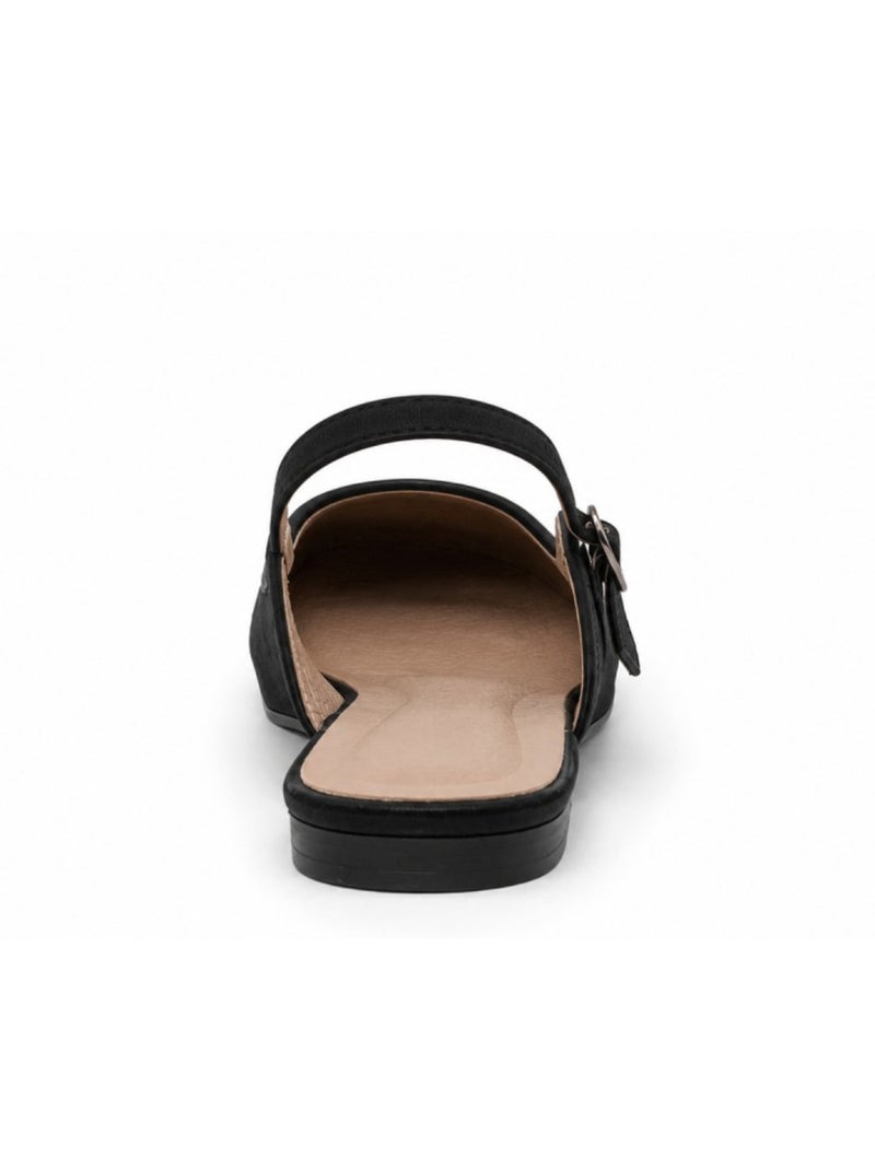 Ballerine matériau synthétique montevita Noir - Kiabi