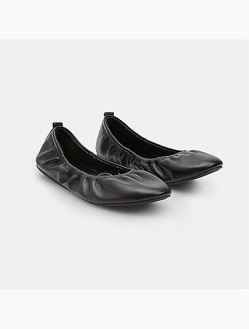 Ballerine plate élastiquée