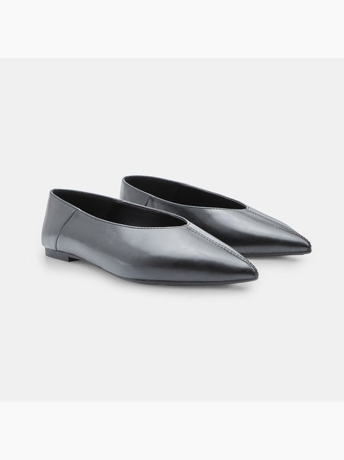 Ballerine plates  avec bout à couture apparente - Kiabi