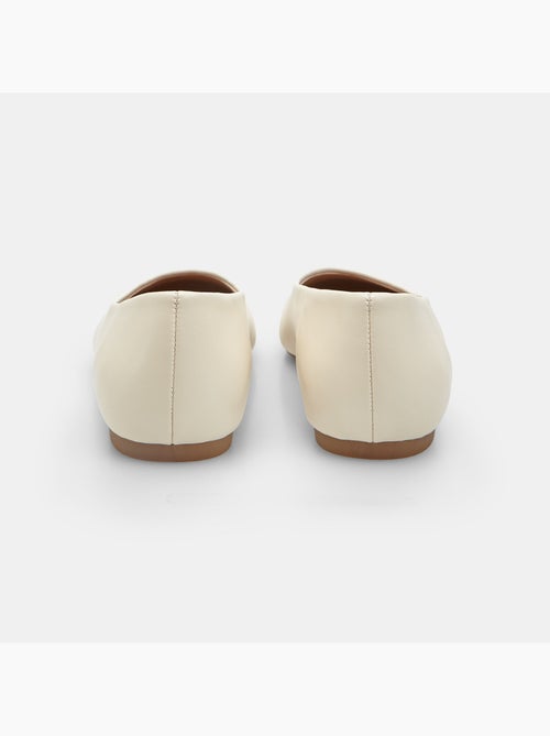 Ballerine plates avec bout carré - Kiabi