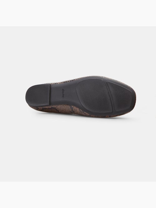Ballerine plates avec bout carré - Kiabi