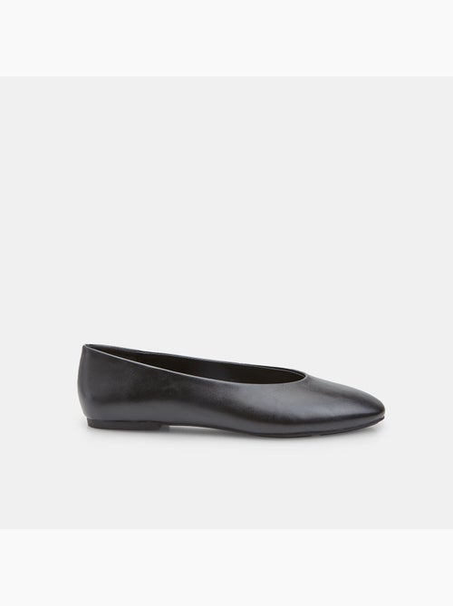 Ballerine plates avec bout carré - Kiabi