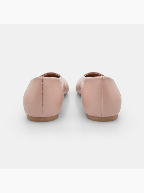 Ballerine plates avec bout carré - Kiabi