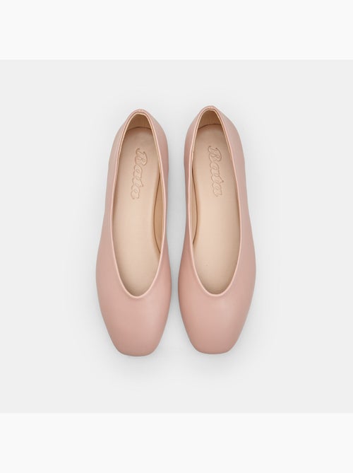 Ballerine plates avec bout carré - Kiabi