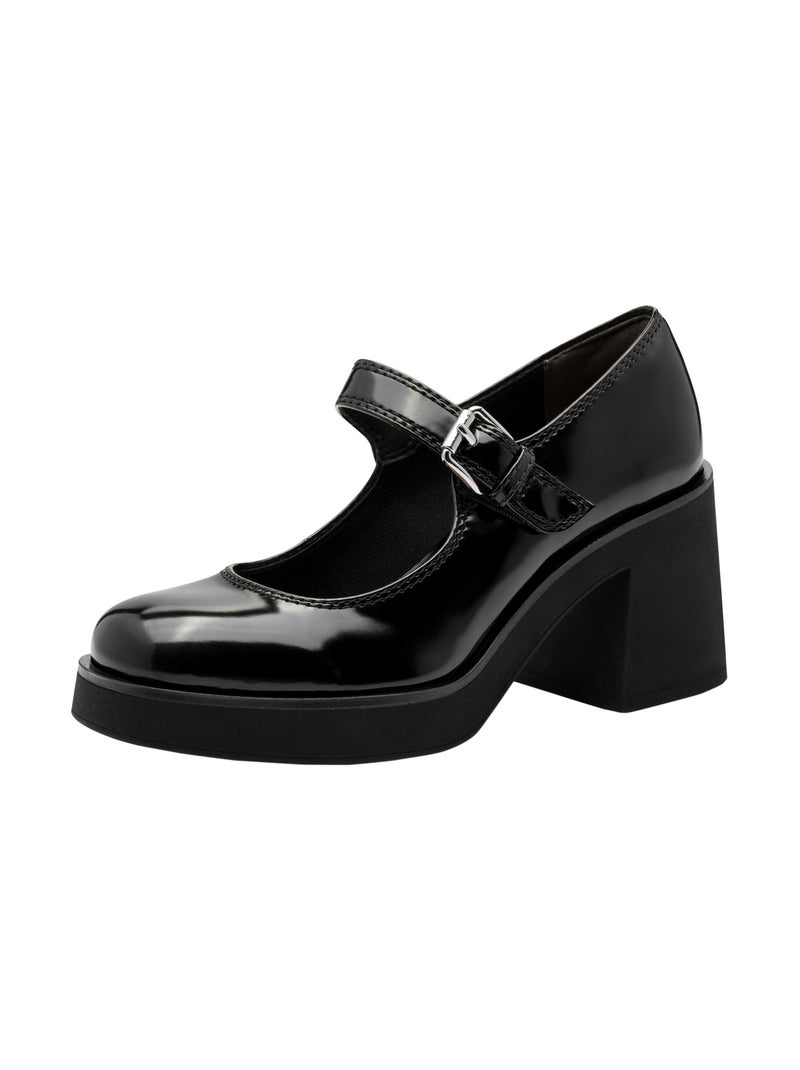 Ballerine Talon à Brides Tamaris Noir - Kiabi