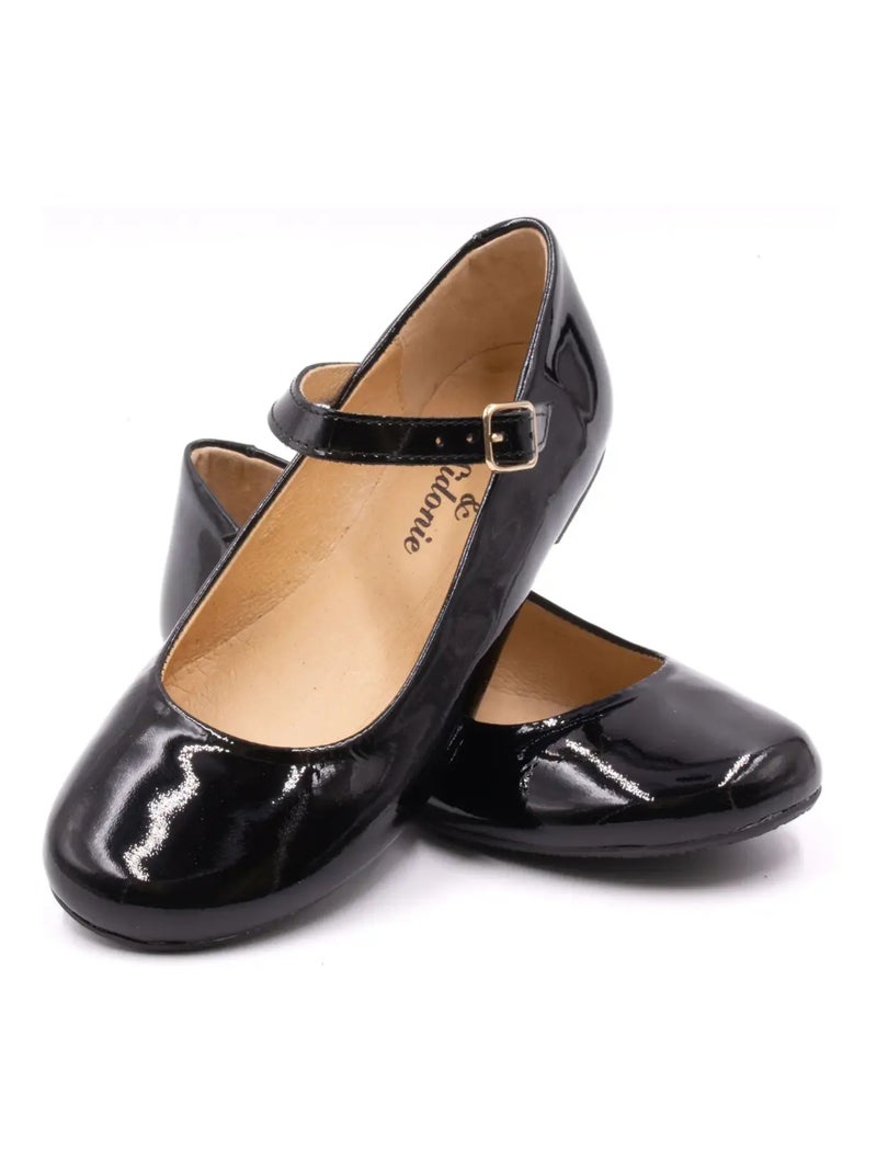 Ballerine Vernis - Boni Hortense Noir - Kiabi
