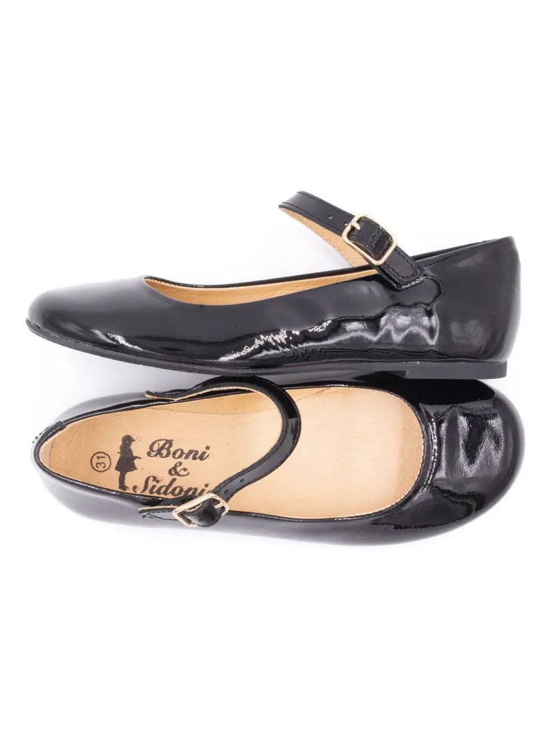 Ballerine Vernis - Boni Hortense Noir - Kiabi