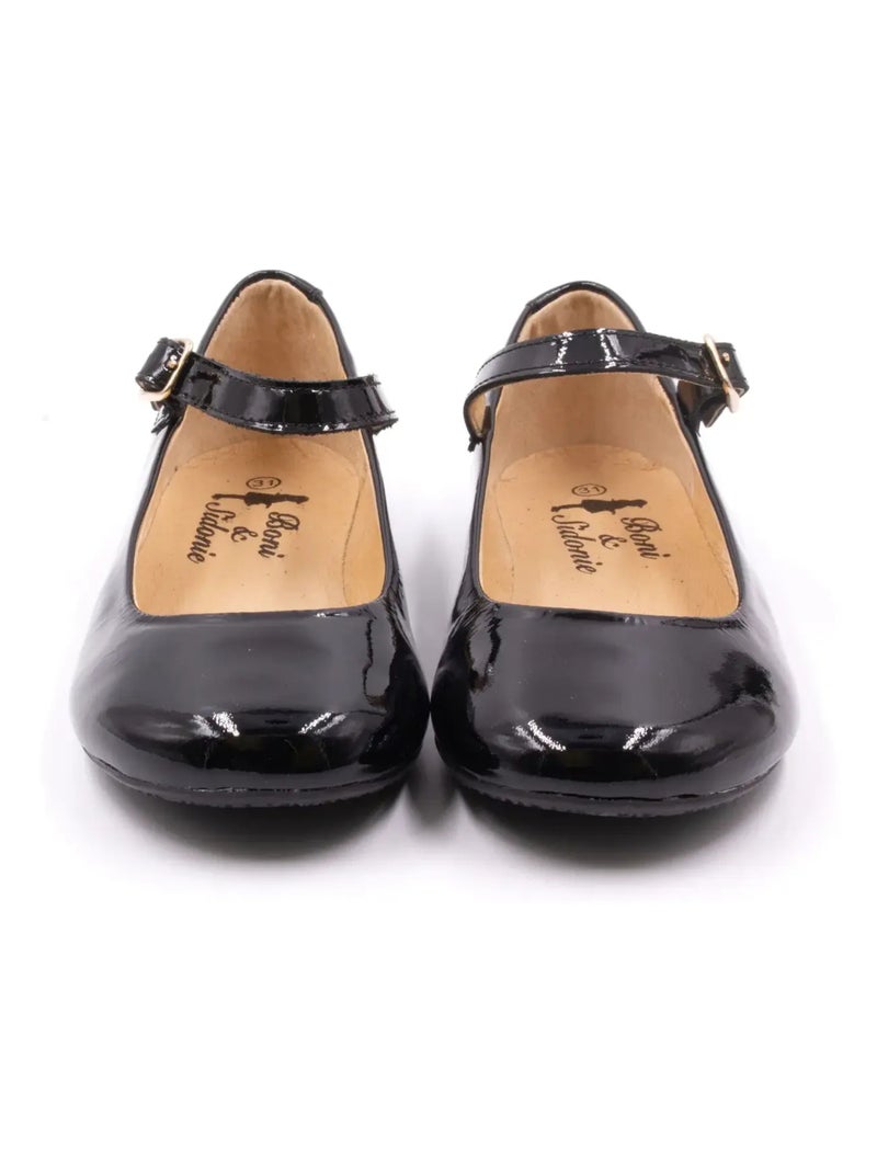 Ballerine Vernis - Boni Hortense Noir - Kiabi