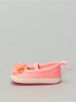 Ballerines à broderie anglaise - Kiabi