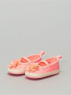 Ballerines à broderie anglaise - Kiabi