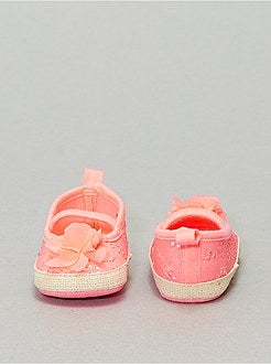 Ballerines à broderie anglaise - Kiabi