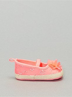 Ballerines à broderie anglaise - Kiabi