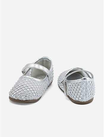 Ballerines à détail strass