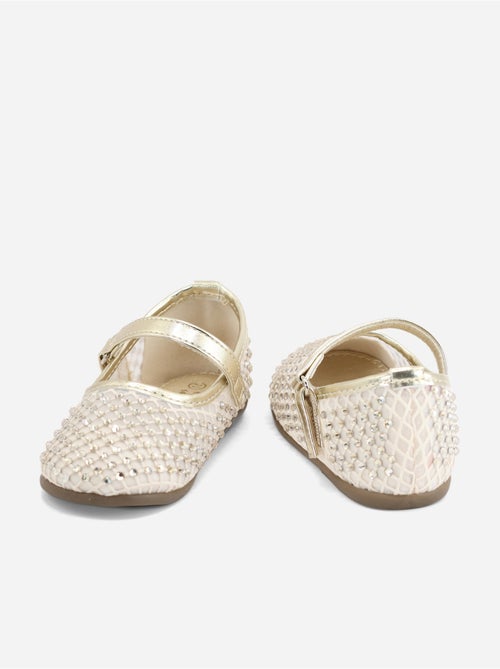 Ballerines à détail strass - Kiabi Ballerines à détail strass - Kiabi