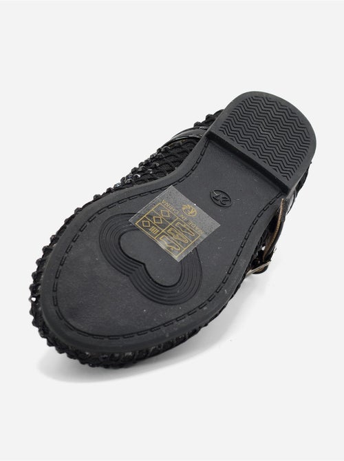 Ballerines à détail strass - Kiabi