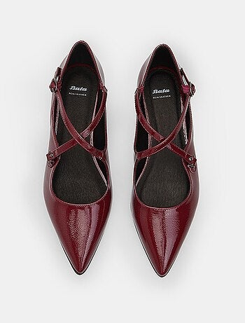 Ballerines à double bande croisée BATA