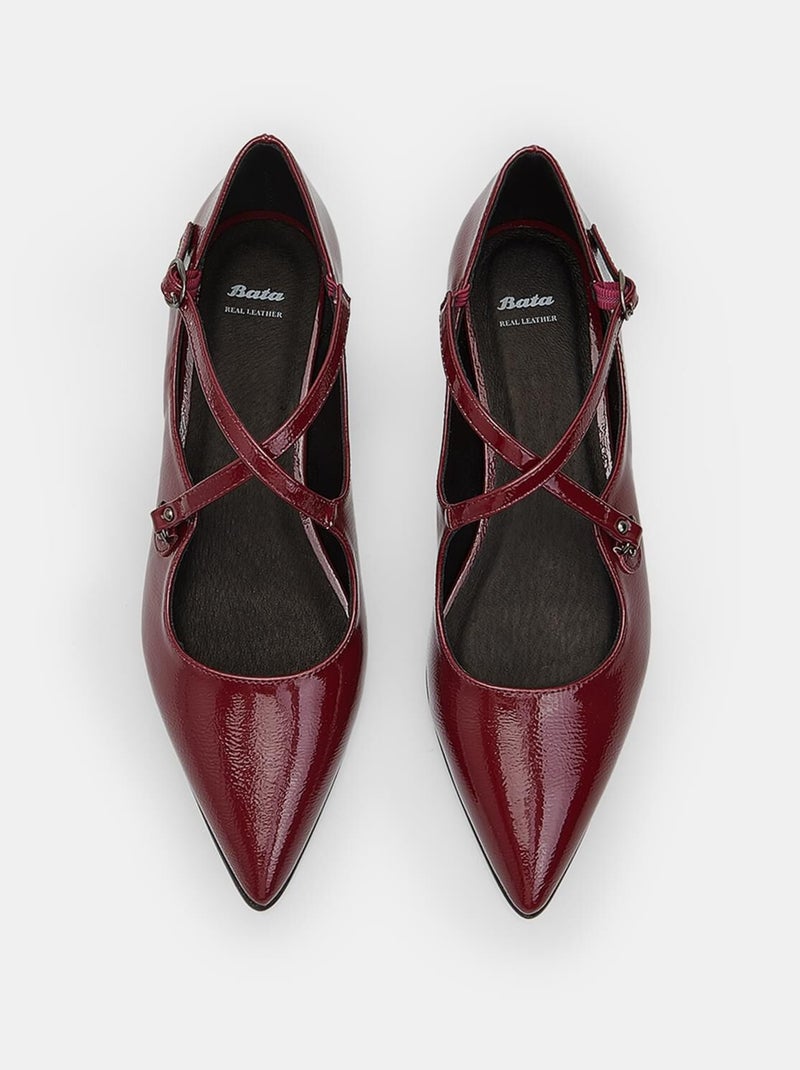 Ballerines à double bande croisée BATA Bordeaux - Kiabi