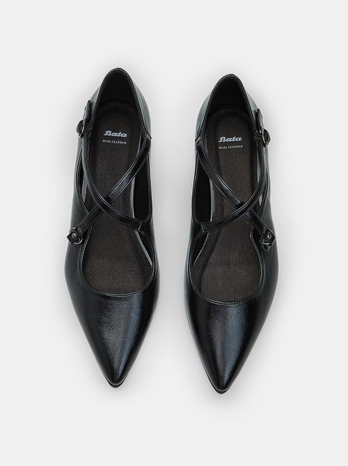 Ballerines à double bande croisée BATA - Kiabi