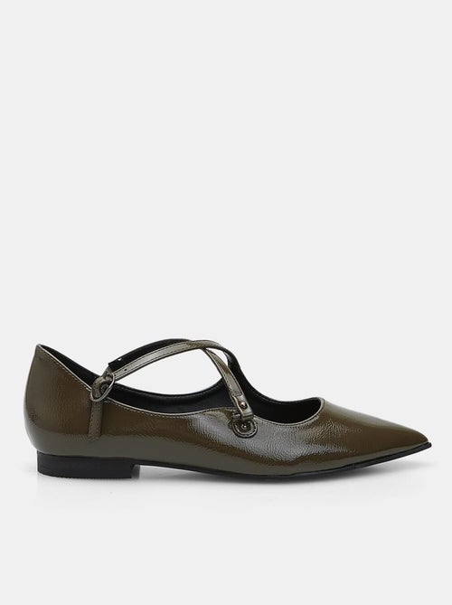 Ballerines à double bande croisée BATA - Kiabi
