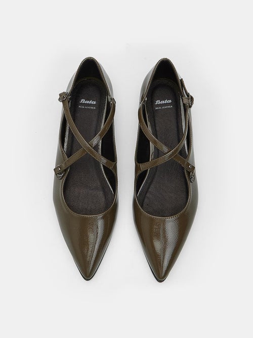 Ballerines à double bande croisée BATA - Kiabi