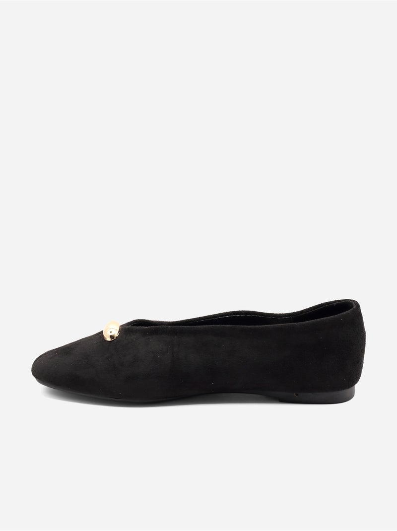Ballerines à enfiler Noir - Kiabi