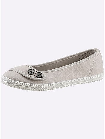 Ballerines confortables avec fermeture auto-agrippante et semelle douce - Taille standard - Witt