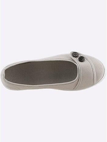 Ballerines confortables avec fermeture auto-agrippante et semelle douce - Taille standard - Witt