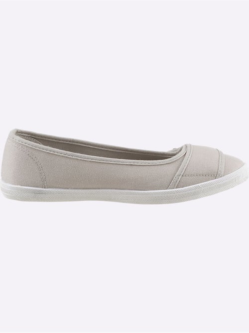 Ballerines à fermeture auto-agrippante avec semelle douce et textile - Taille standard - Witt - Kiabi