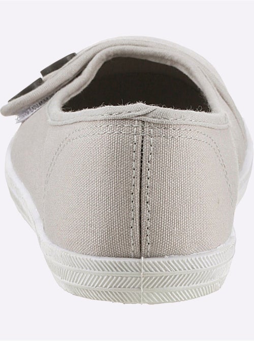 Ballerines à fermeture auto-agrippante avec semelle douce et textile - Taille standard - Witt - Kiabi