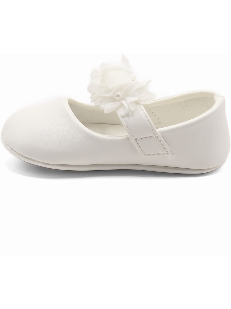 Ballerines à fleurs Blanc - Kiabi