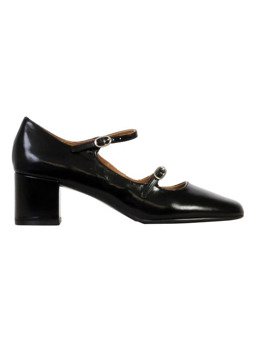 Ballerines à Talon Cuir Emilie Karston Pivoine - Kiabi