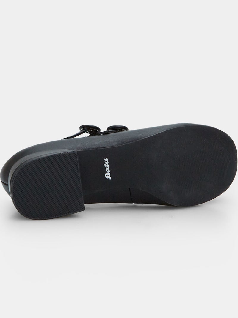 Ballerines à talon de 2,5 cm BATA Noir - Kiabi