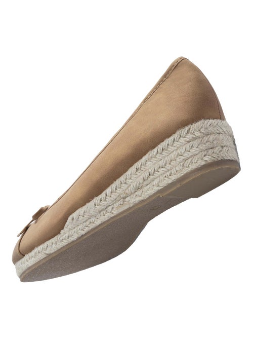 Ballerines à talon de 4 cm, très confortables  Isotoner - Kiabi