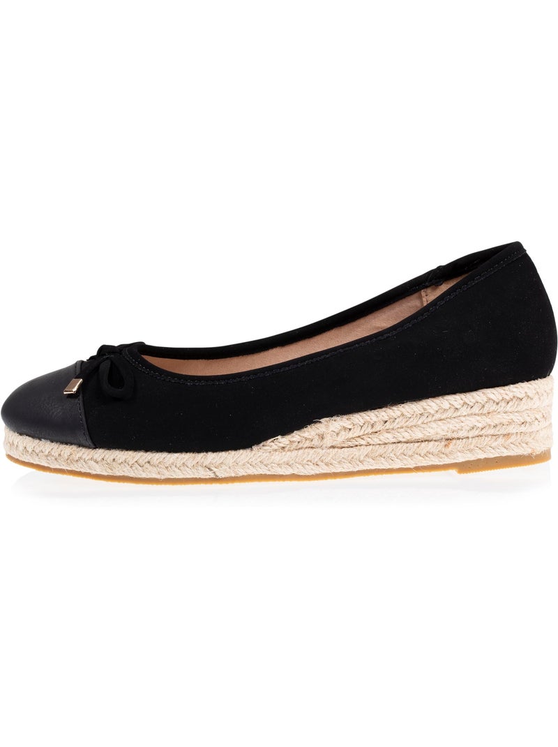 Ballerines à talon de 4 cm, très confortables  Isotoner Noir - Kiabi