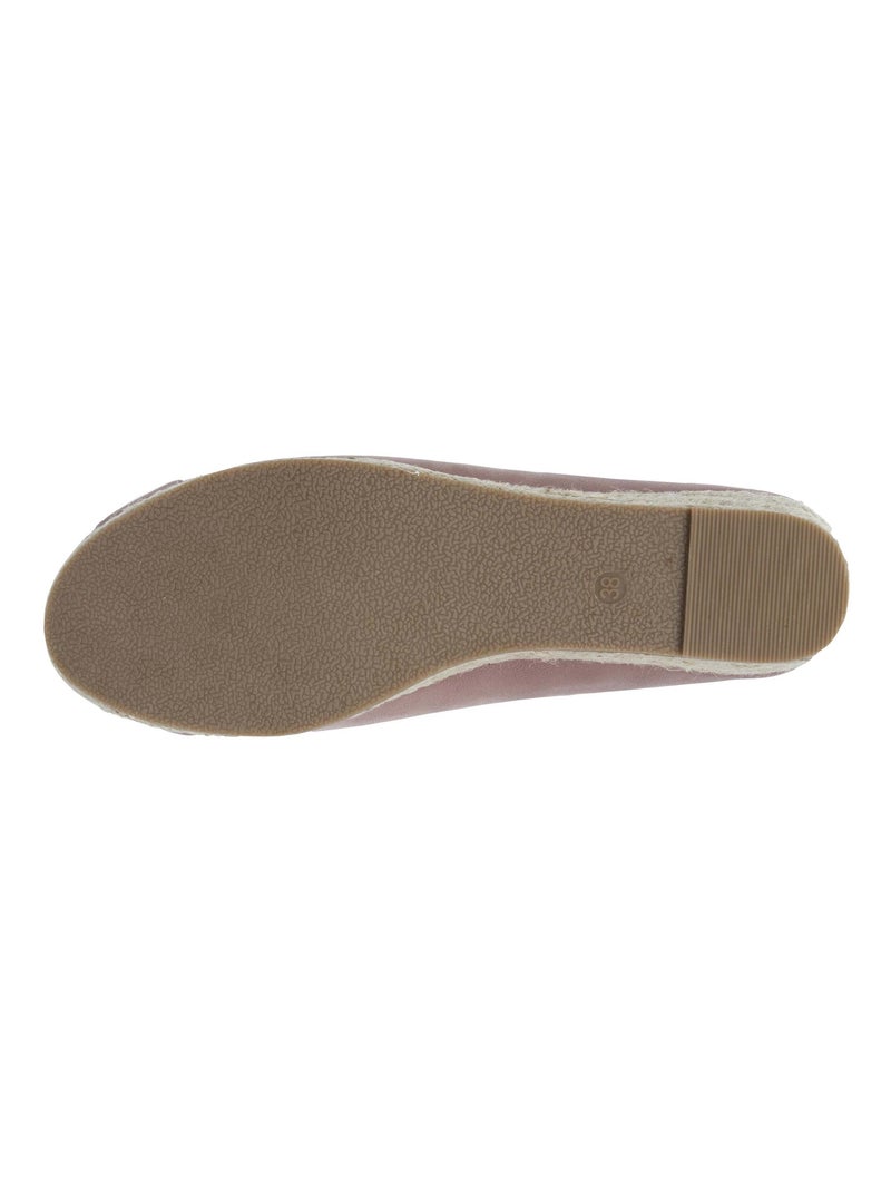 Ballerines à talon de 4 cm, très confortables  Isotoner Rose clair - Kiabi