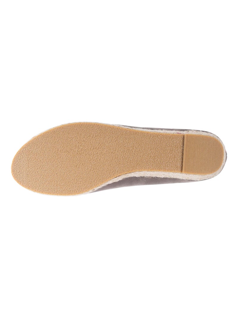 Ballerines à talon de 4 cm, très confortables  Isotoner Taupe - Kiabi