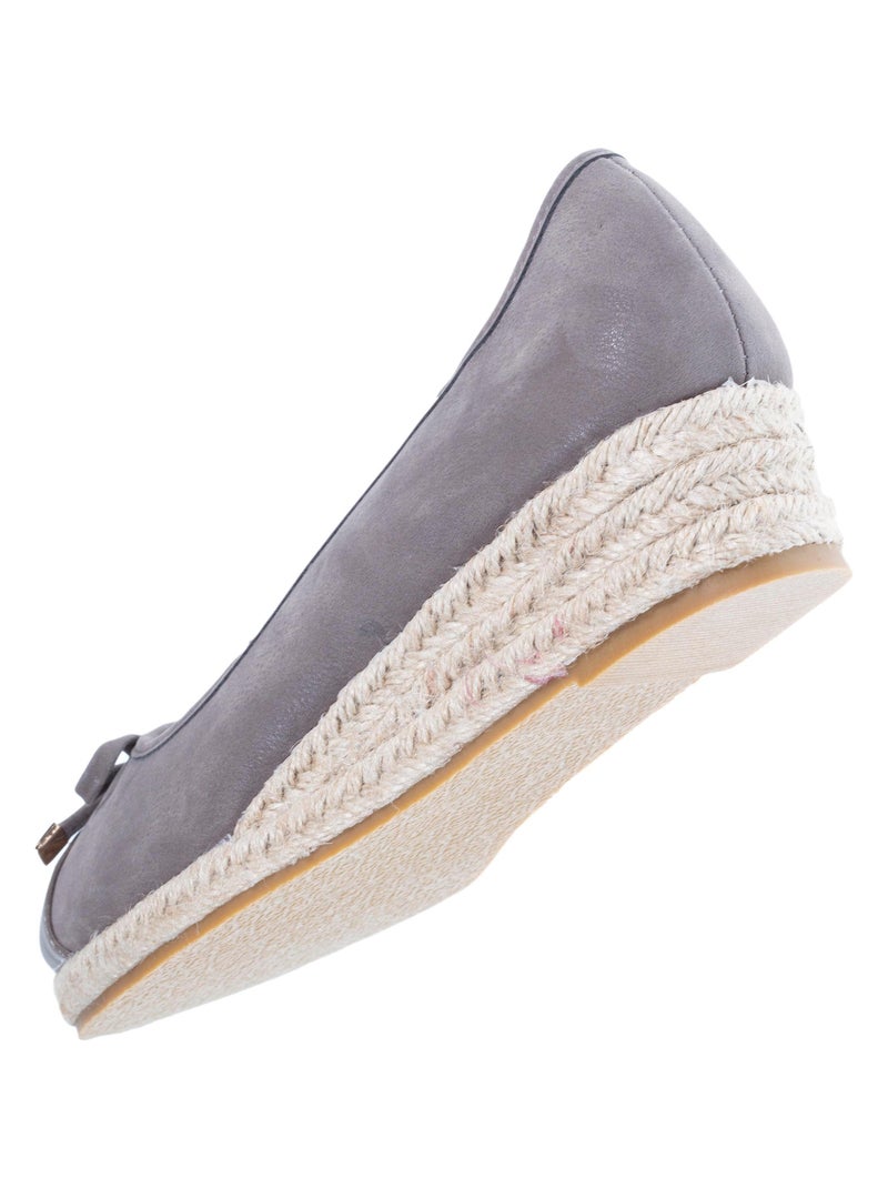 Ballerines à talon de 4 cm, très confortables  Isotoner Taupe - Kiabi