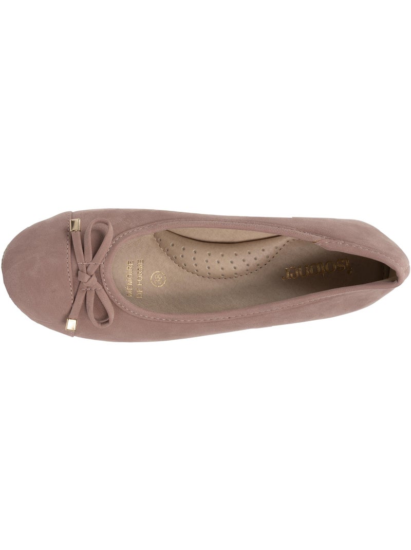 Ballerines à talon de 4 cm, très confortables Rose clair - Kiabi