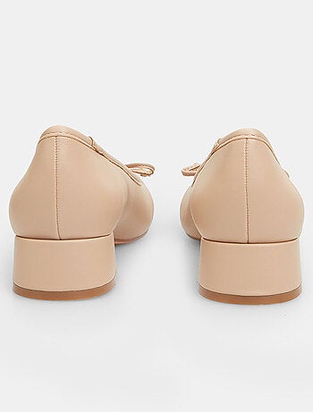 Ballerines à talons bas bata