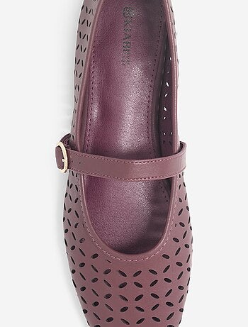 Ballerines ajourée à boucle
