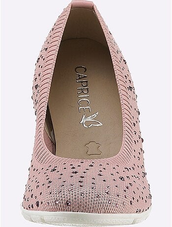Ballerines avec empiècements brillants et doublure textile cuir - Taille standard - Witt