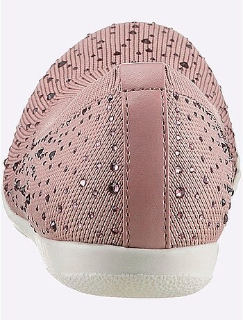 Ballerines avec empiècements brillants et doublure textile cuir - Taille standard - Witt