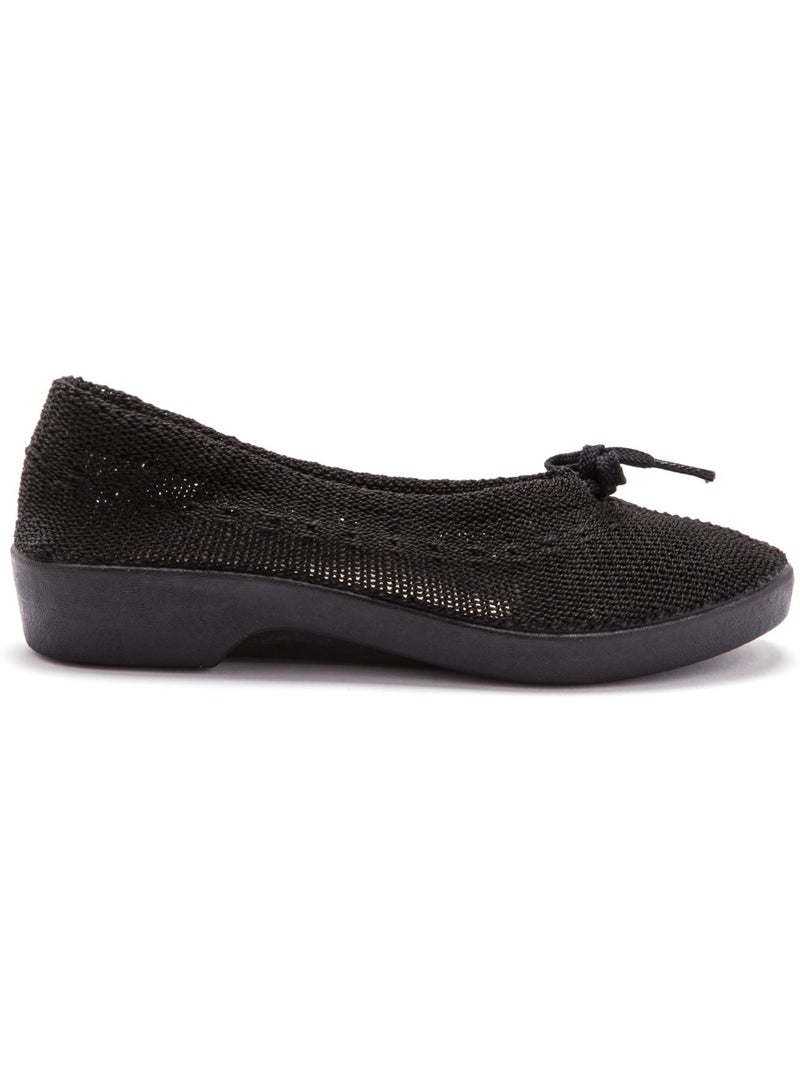 Ballerines au dessus tricoté - PEDICONFORT Noir Noir - Kiabi