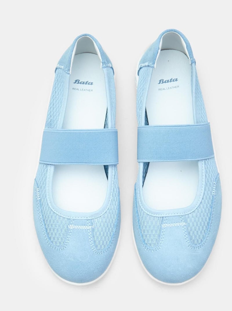 Ballerines  avec bandeau BATA Bleu - Kiabi