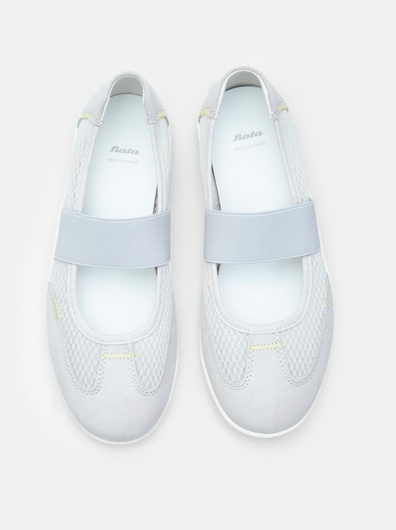 Ballerines  avec bandeau BATA Gris - Kiabi